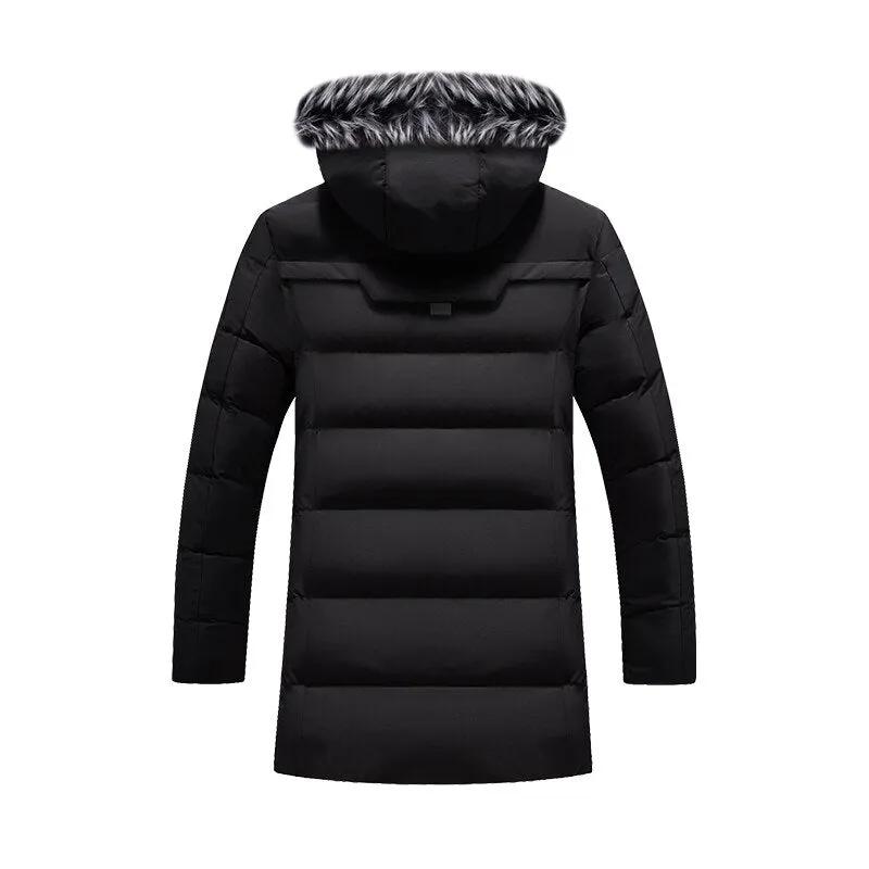 Gavin | Warm Men's Winter Jacket with Faux Fur Collar