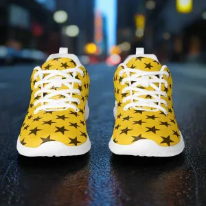 GeoMetro | Women’s Athletic Shoes | Black Stars Yellow