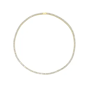 GOLD TENNIS NECKLACE