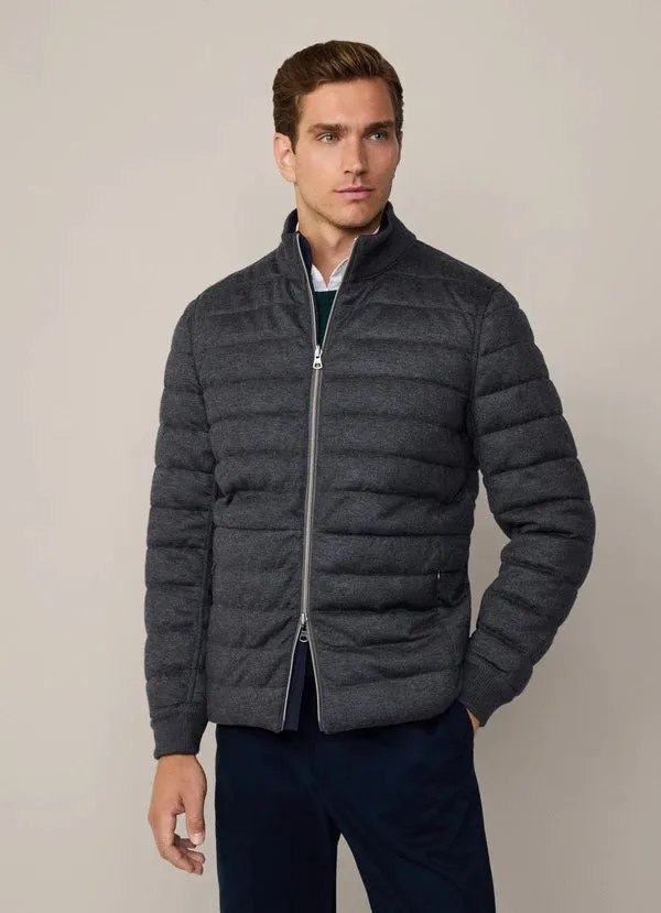 Hackett Mens Reversible jacket - Navy/charcoal