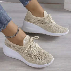 HAZEL - BREATHABLE KNIT CASUAL SNEAKERS