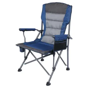 Heavy Duty Folding Camping Chair with High Back & Cup Holder