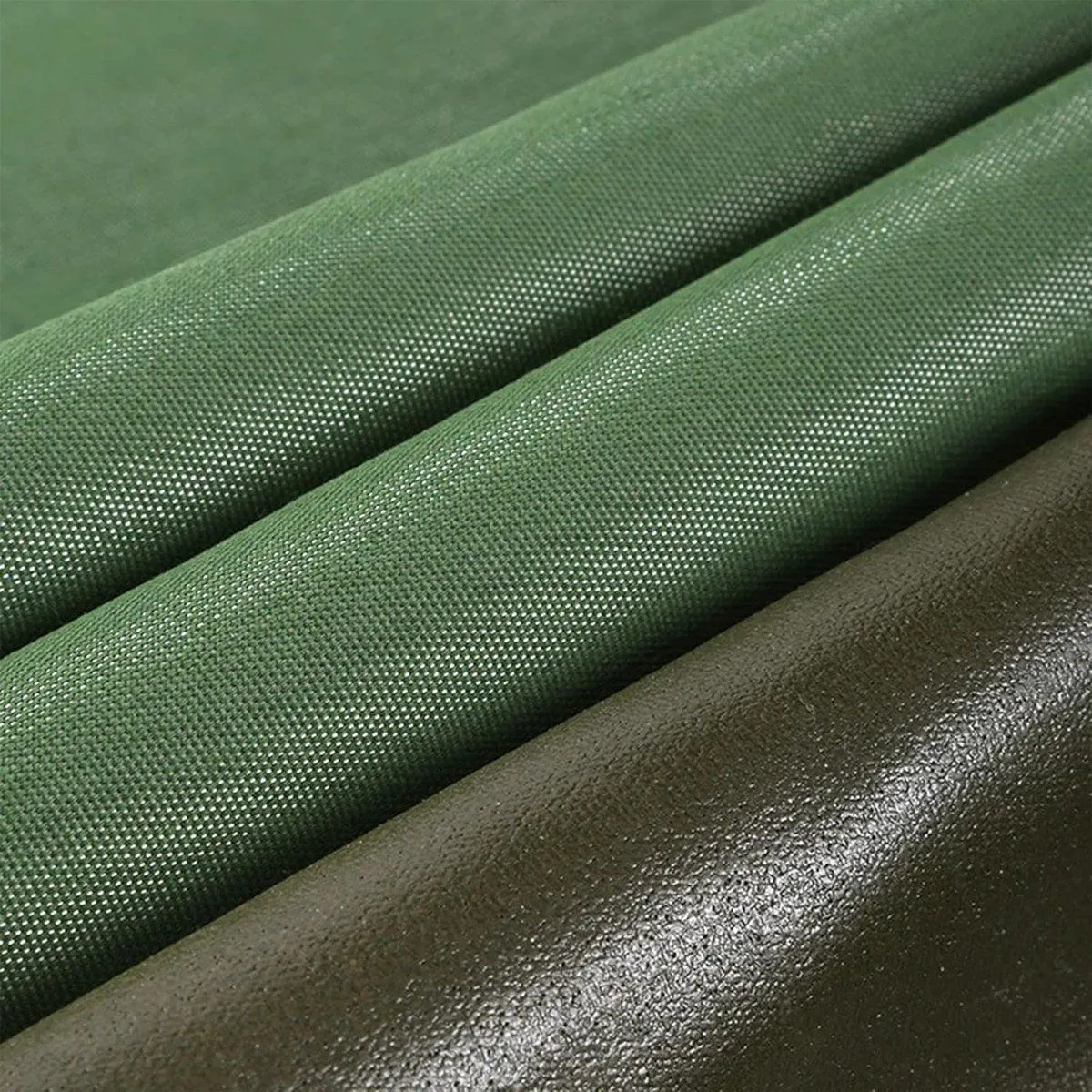 Heavy Duty Waterproof Canvas Tarp 200x400cm Army Green Sun Block Dustproof Cover