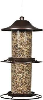 HG850360D Bird Feeder Double Panorama Brown