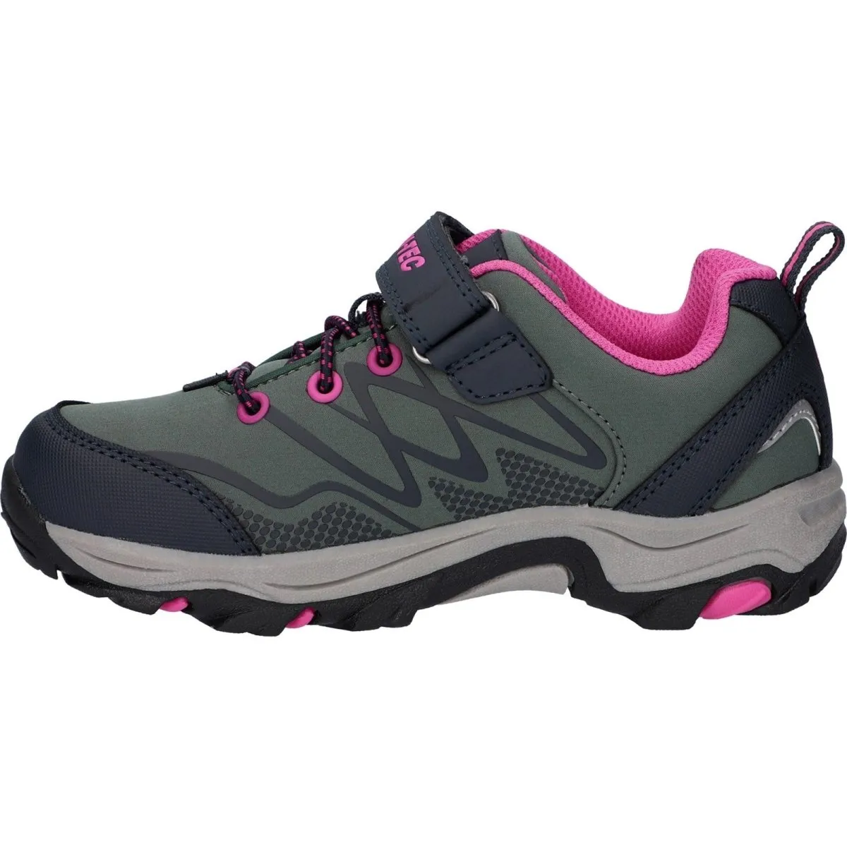 Hi-Tec Blackout Low Girls Vegan-Friendly Hiking Shoes