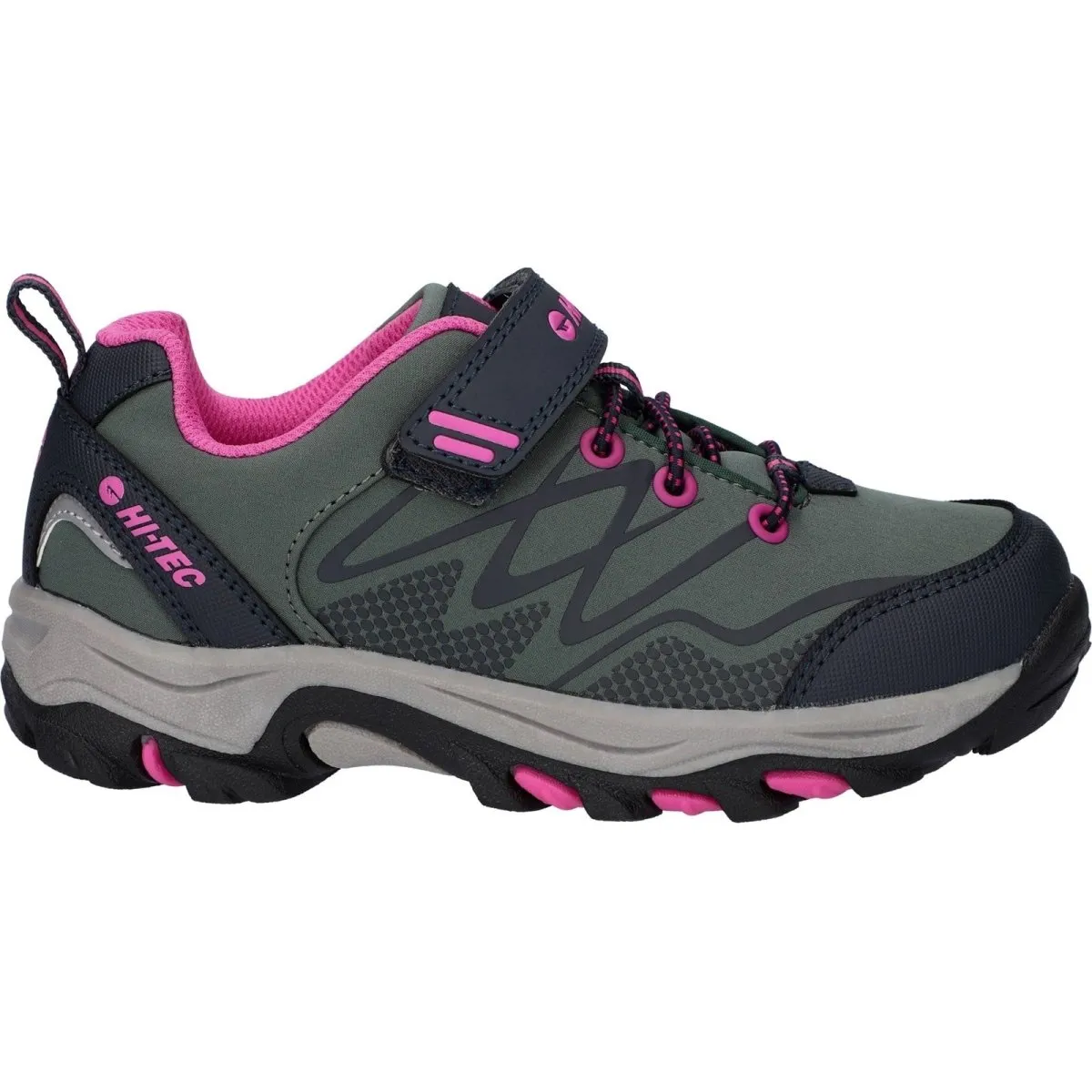 Hi-Tec Blackout Low Girls Vegan-Friendly Hiking Shoes