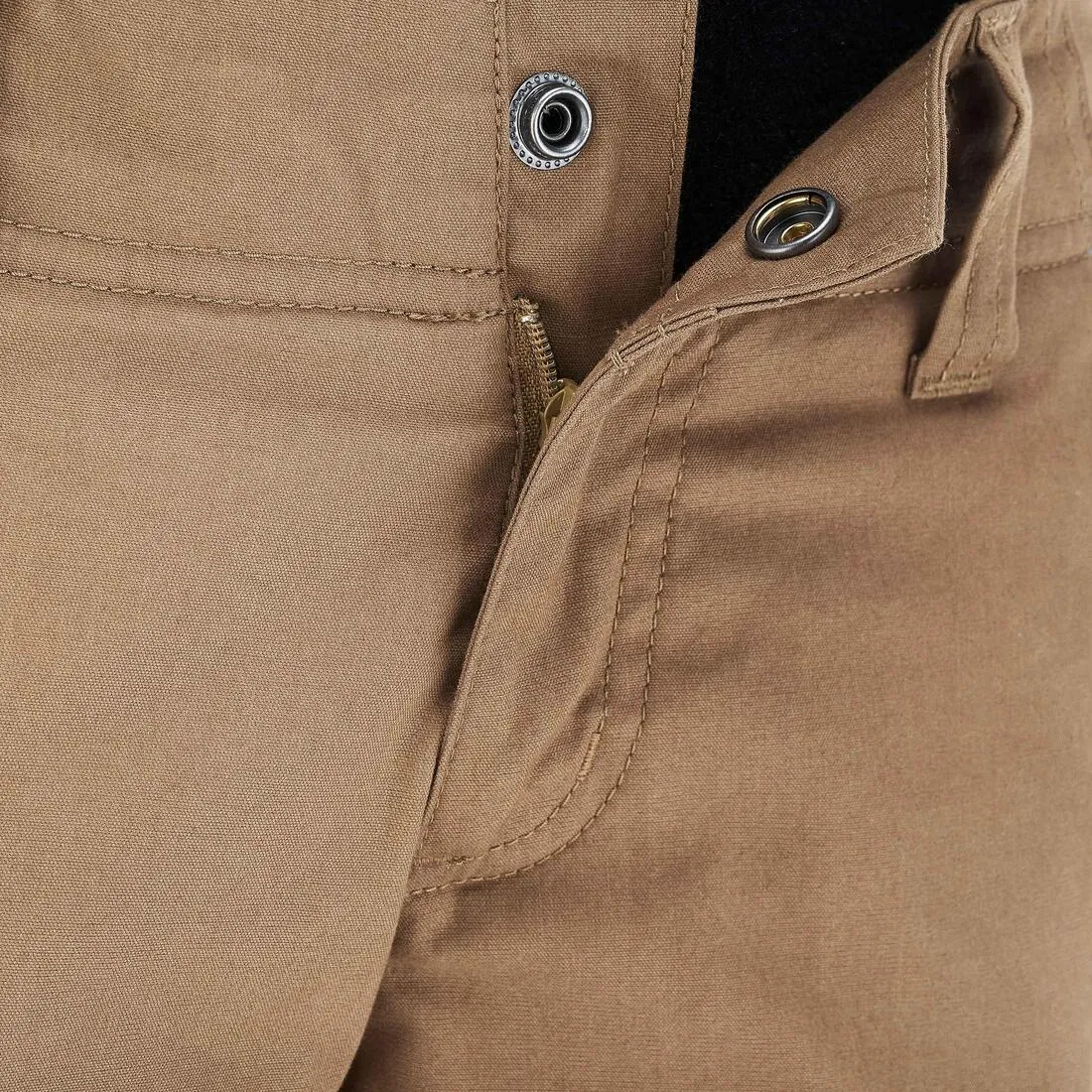 Hike 500 Boys' Hiking Warm Trousers - Brown
