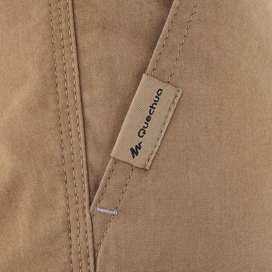 Hike 500 Boys' Hiking Warm Trousers - Brown