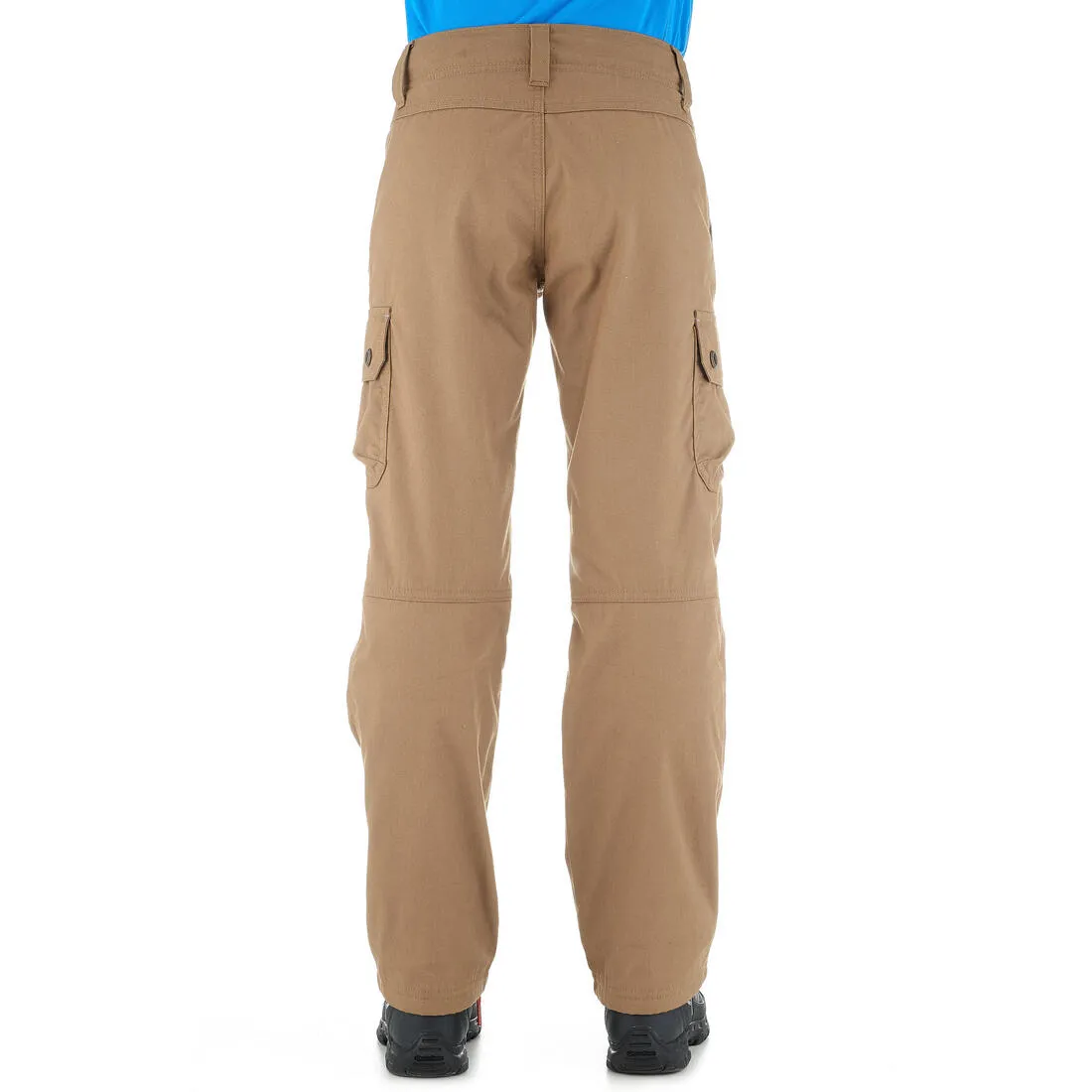 Hike 500 Boys' Hiking Warm Trousers - Brown