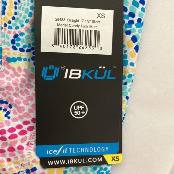 Ibkul Golf/Tennis/Athletic/Athleisure Skort, NWT!