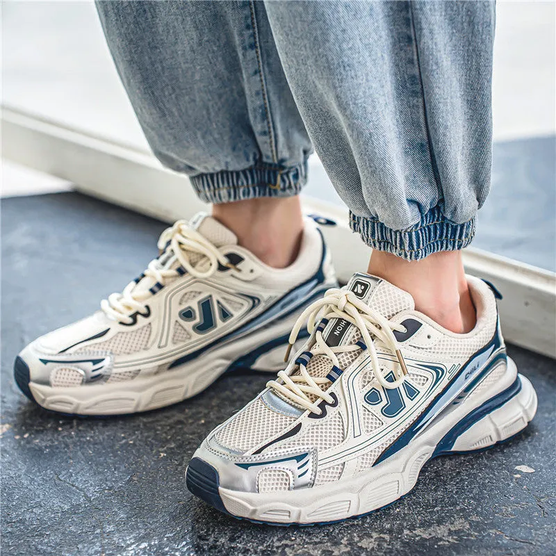 INSTOCK-casual low-top mesh travel shoes fashion  men's sports