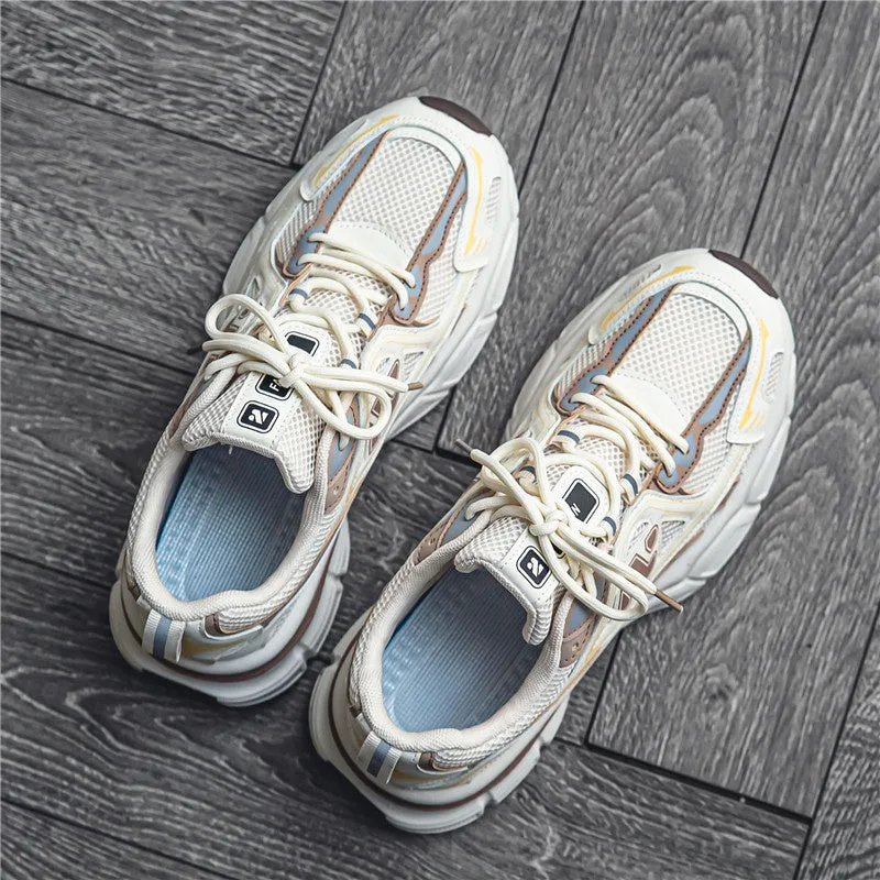 INSTOCK-casual low-top mesh travel shoes fashion  men's sports