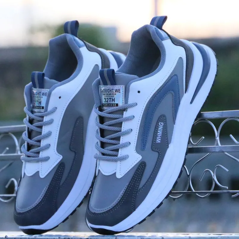 INSTOCK-men's leather waterproof shoes