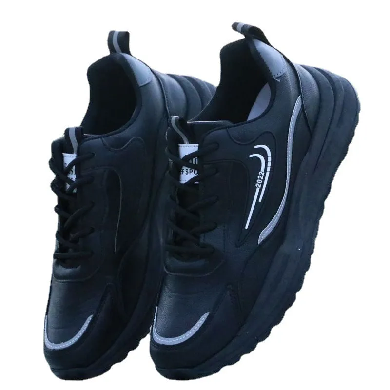 INSTOCK-men's leather waterproof shoes