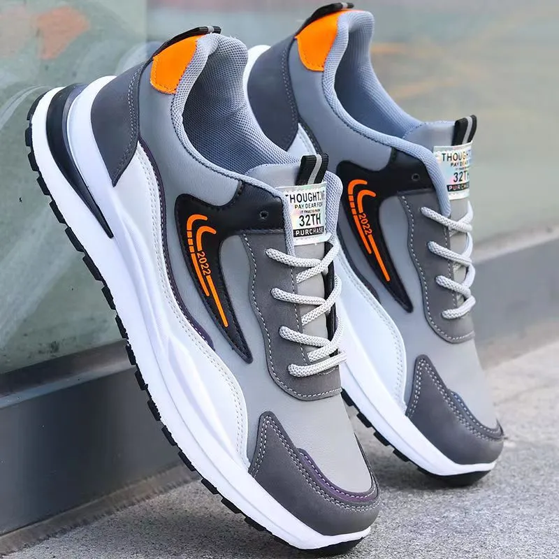 INSTOCK-men's leather waterproof shoes