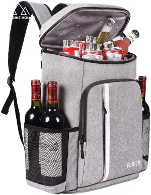 insulated backpack cooler bag for beach, picnics, hiking