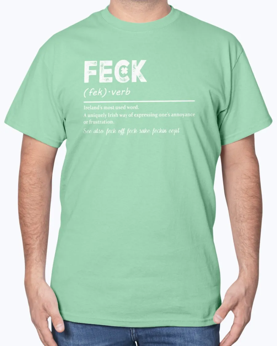 Irish Feck - Heavy Cotton T-Shirt (Mens)