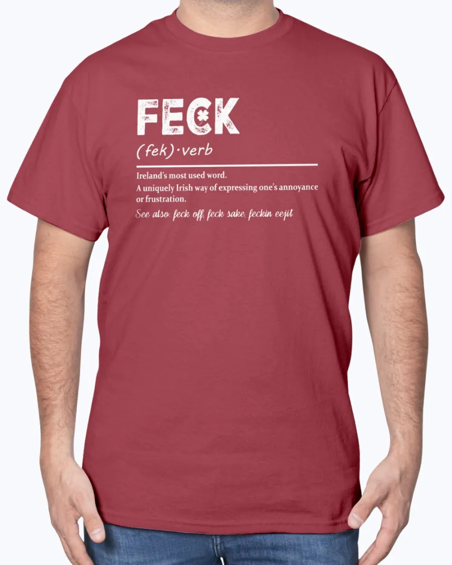 Irish Feck - Heavy Cotton T-Shirt (Mens)
