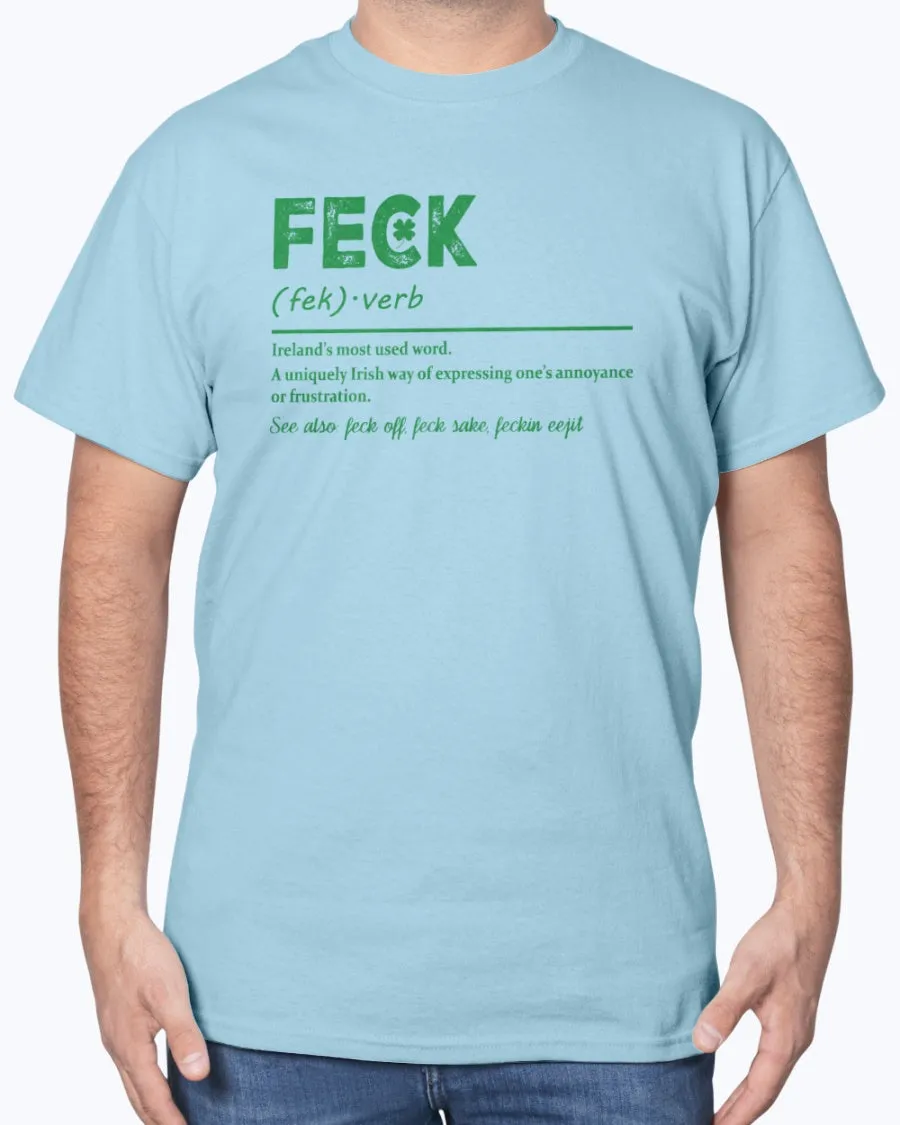 Irish Feck - Heavy Cotton T-Shirt (Mens)