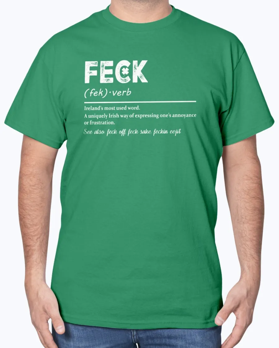 Irish Feck - Heavy Cotton T-Shirt (Mens)