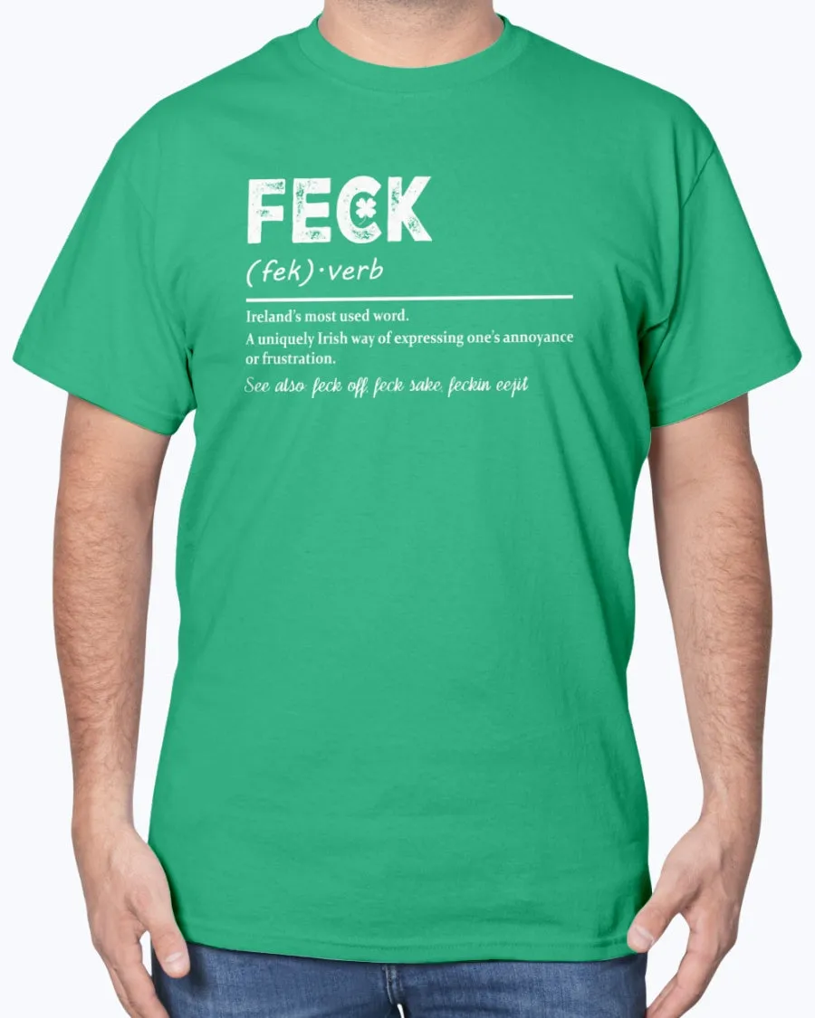 Irish Feck - Heavy Cotton T-Shirt (Mens)