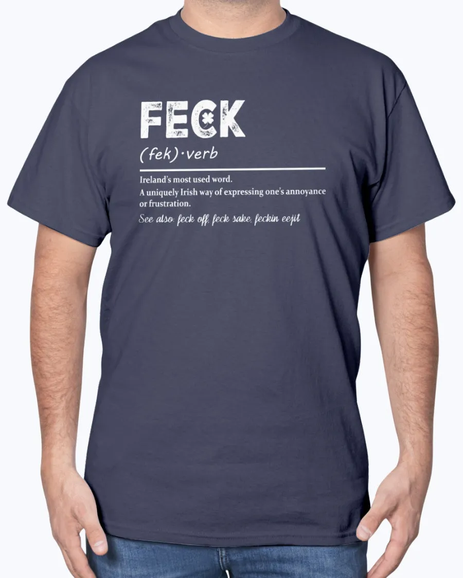 Irish Feck - Heavy Cotton T-Shirt (Mens)