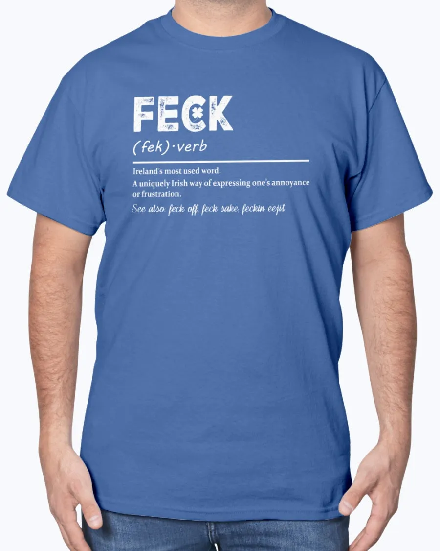 Irish Feck - Heavy Cotton T-Shirt (Mens)