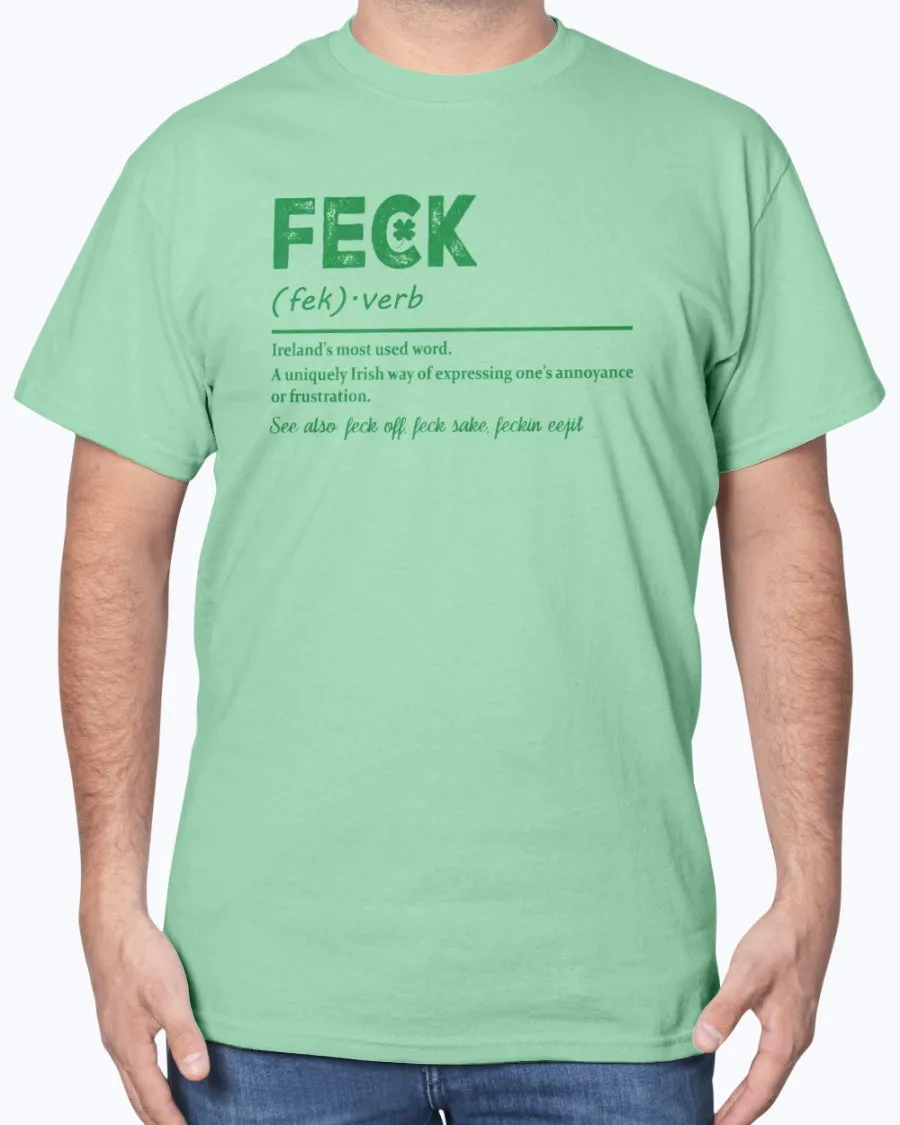 Irish Feck - Heavy Cotton T-Shirt (Mens)