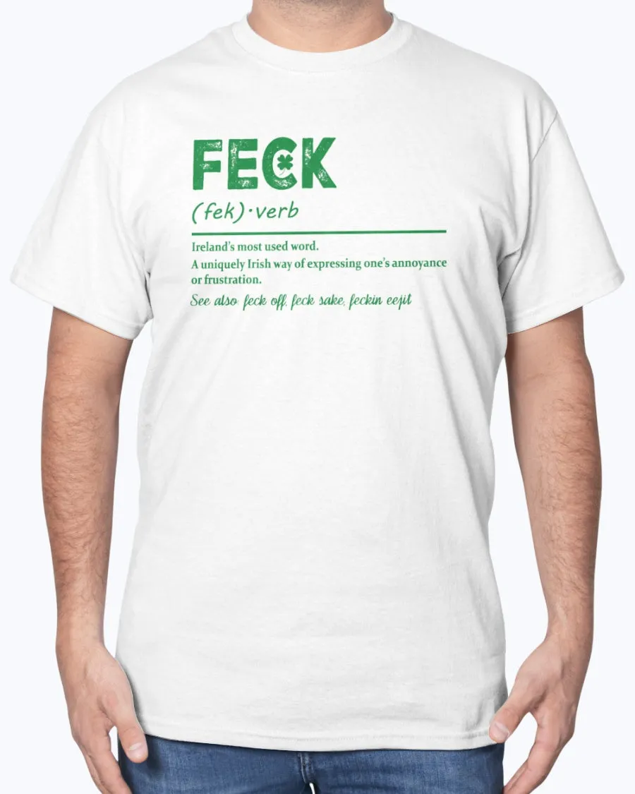 Irish Feck - Heavy Cotton T-Shirt (Mens)