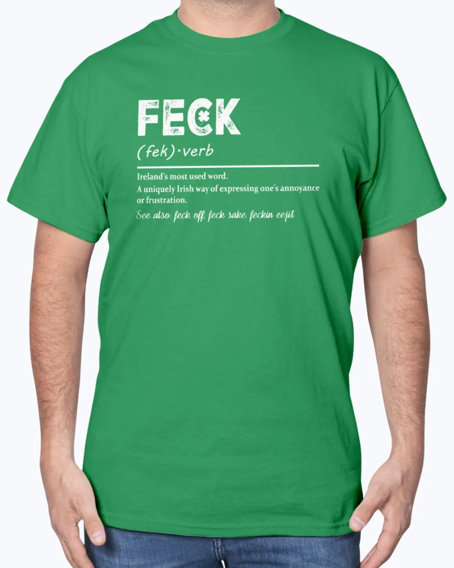 Irish Feck - Heavy Cotton T-Shirt (Mens)