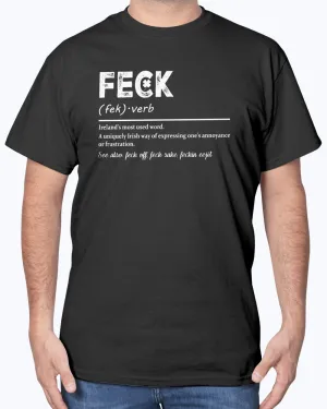 Irish Feck - Heavy Cotton T-Shirt (Mens)