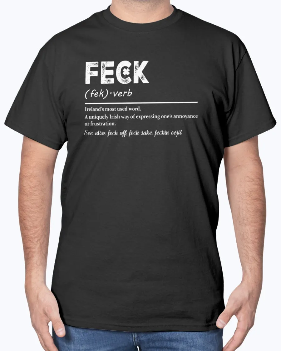 Irish Feck - Heavy Cotton T-Shirt (Mens)