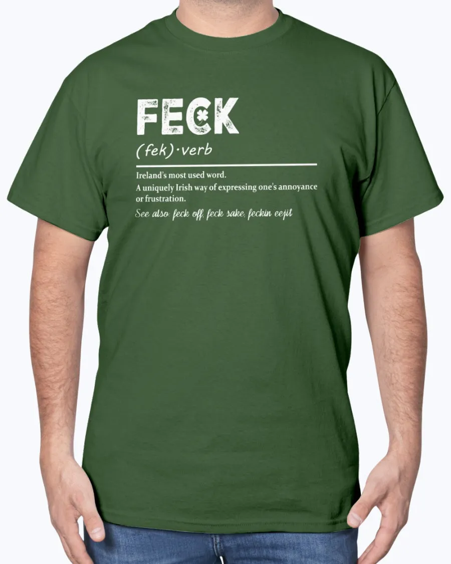 Irish Feck - Heavy Cotton T-Shirt (Mens)