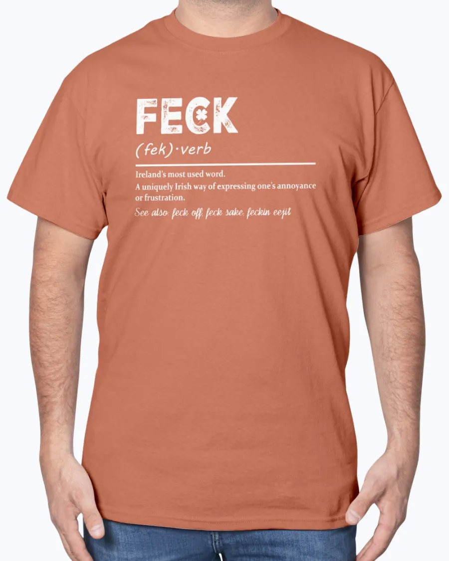 Irish Feck - Heavy Cotton T-Shirt (Mens)