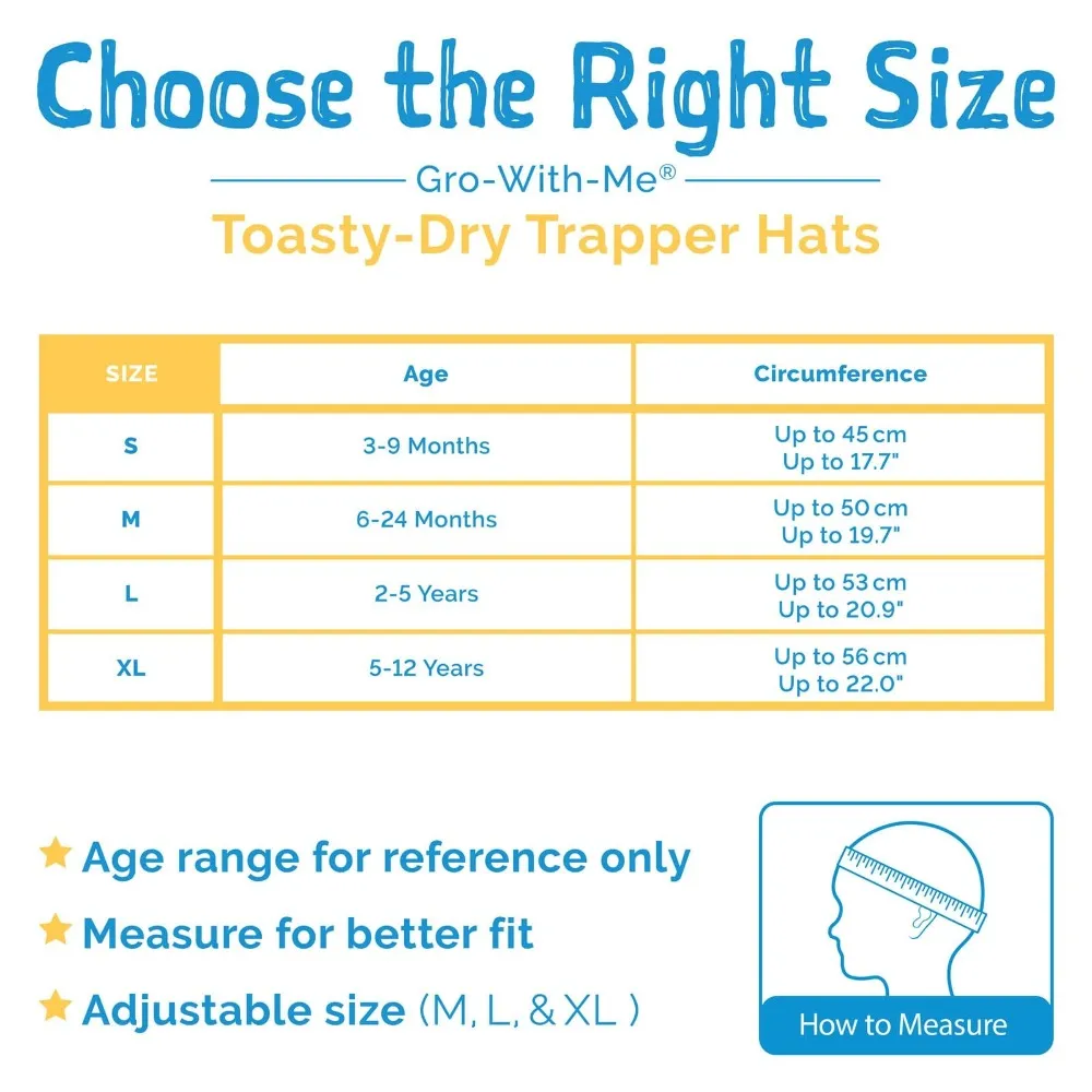 Jan&Jul Toasty-Dry Trapper Hat - Heather Grey