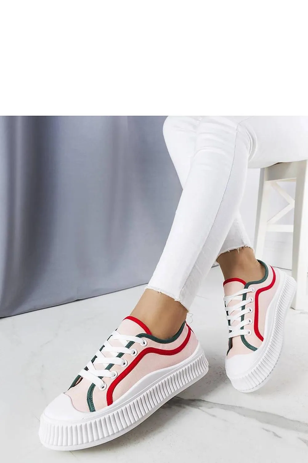 JTDF Pink Platform Sneakers – Trendy, Comfortable & Perfect for Summer Styling!