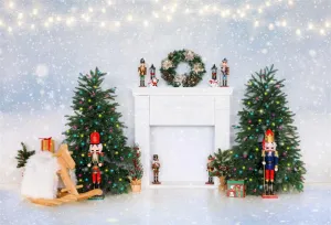 Kate Christmas Nutcracker Toys Shiny Backdrop for Photography