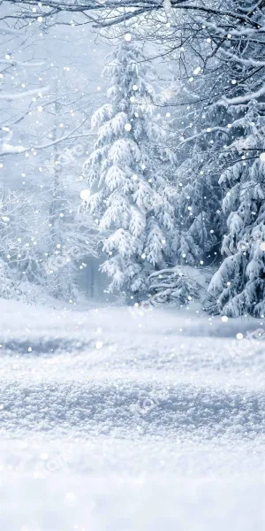Kate Winter Wonderland Snowfield Backdrop Designed by Chain Photography