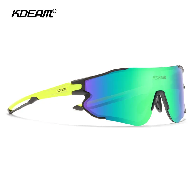 KDEAM Durable TR90 Sports Sunglasses Polarized Scratch-resistant