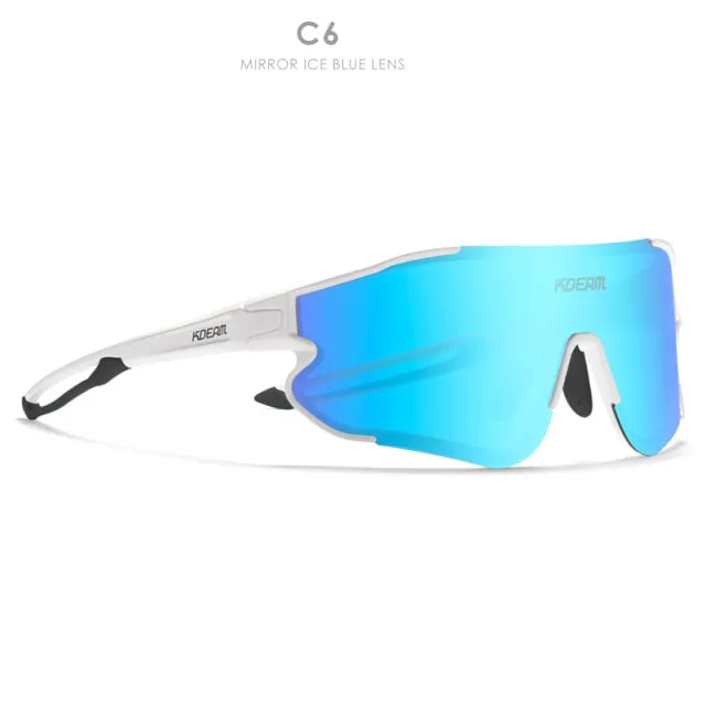 KDEAM Durable TR90 Sports Sunglasses Polarized Scratch-resistant
