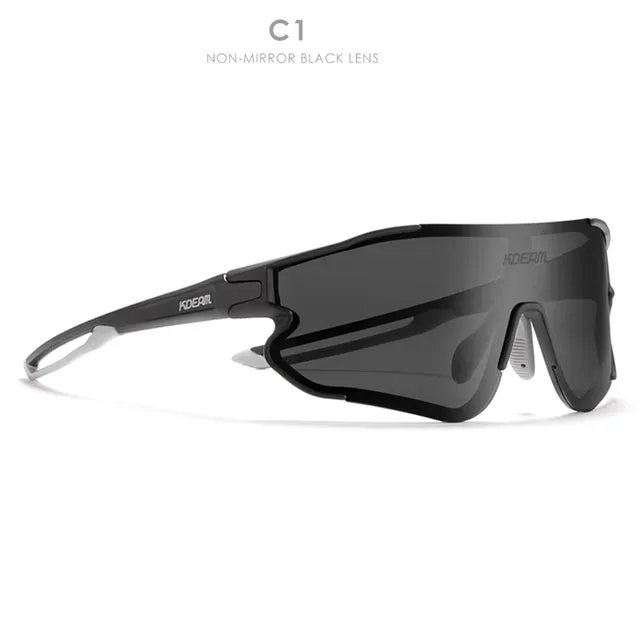 KDEAM Durable TR90 Sports Sunglasses Polarized Scratch-resistant