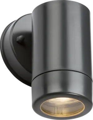Knightsbridge EA1A EAMON 230V IP54 GU10 Polycarbonate Single Wall Light - Anthracite