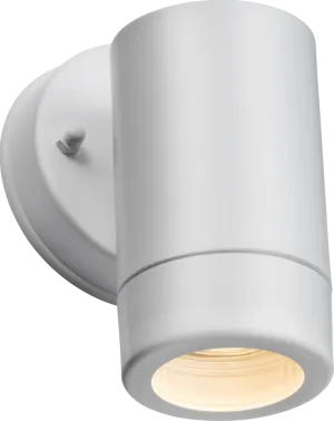 Knightsbridge EA1W EAMON 230V IP54 GU10 Polycarbonate Single Wall Light - White