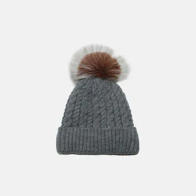 Knit Winter Hat with Pompom – Cozy & Stylish Cold-Weather Essential