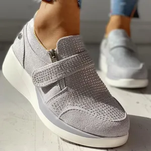 Knitted Breathable Casual Muffin Sneakers