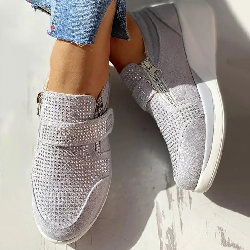 Knitted Breathable Casual Muffin Sneakers