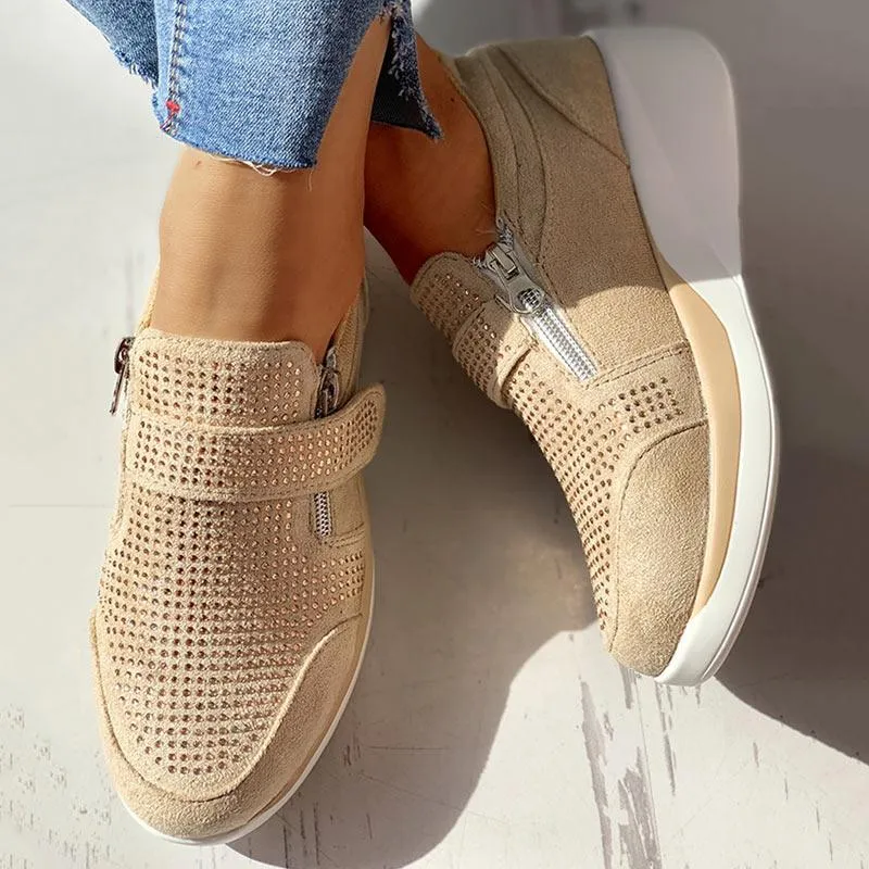 Knitted Breathable Casual Muffin Sneakers