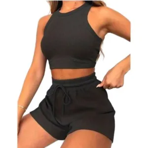 Ladies Casual two piece short set sz XX-Large