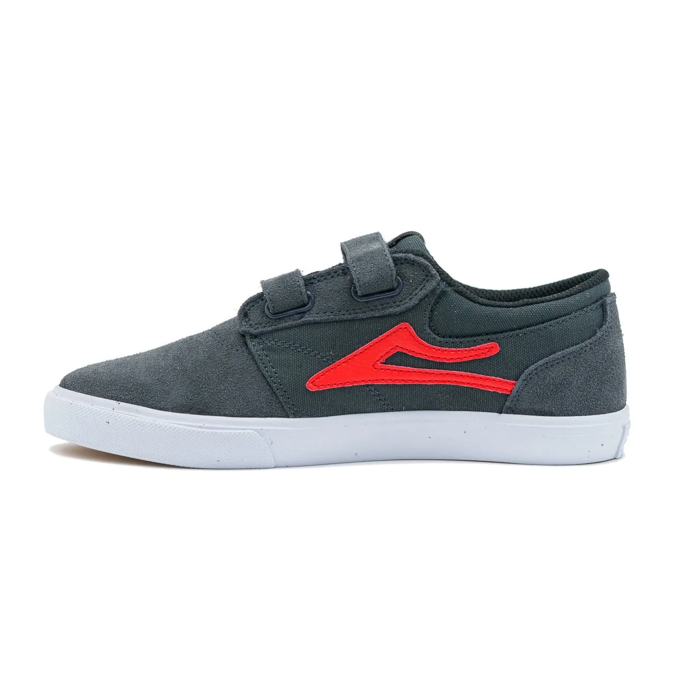 Lakai Griffin Kids - Charcoal/Flame Suede