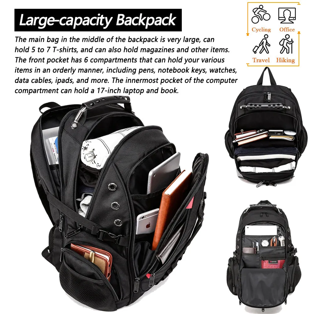 Large Laptop Casual Backpack 17 inch Durable XL Heavy Duty Travel Backpack